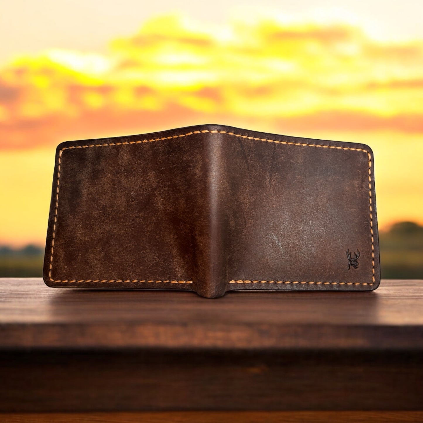 Classic Bifold - 8 pockets with bill pouch - Badalassi Carlo Pueblo Leather